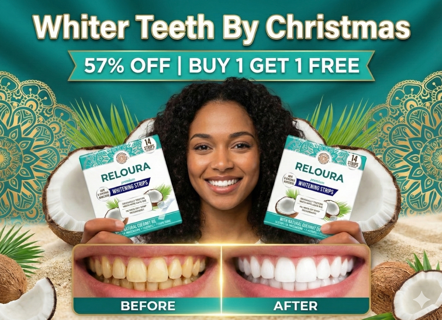 Reloura Teeth Whitening Strips